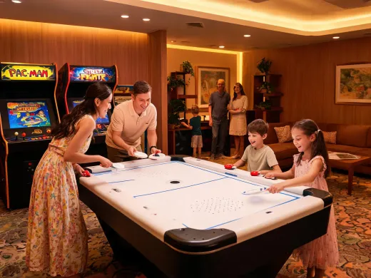 Hotel resort game room
